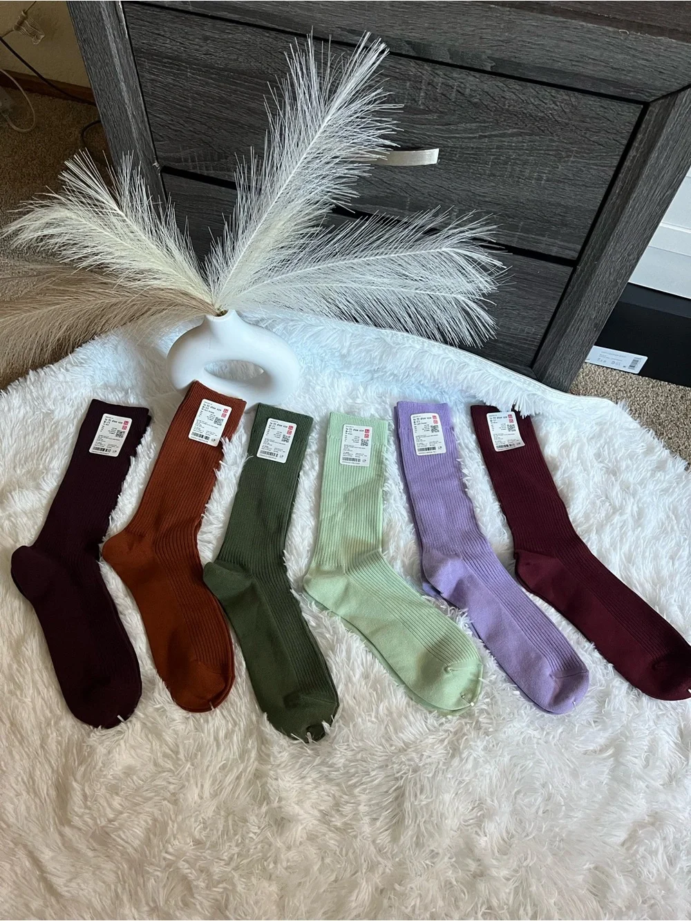 🔥NWT🔥 Uniqlo Set of Colorful 6 pairs of socks